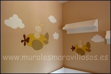Murales pintados a mano para habitaciones infantiles foto nº 2
