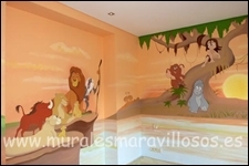 Murales pintados a mano para habitaciones infantiles foto nº 4