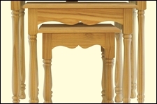 Mueble auxiliar en madera de pino foto nº 2