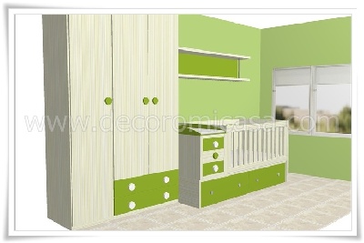 Habitación bebé rectangular 5