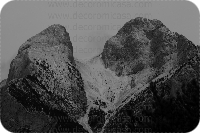Fotografía montañas blanco y negro 

 ref:0009