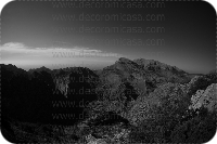 Fotografía montañas blanco y negro 

 ref:0012