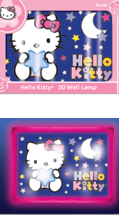 Lámpara pared Hello Kitty