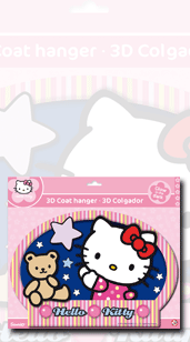 Colgadores Hello Kitty 3D
