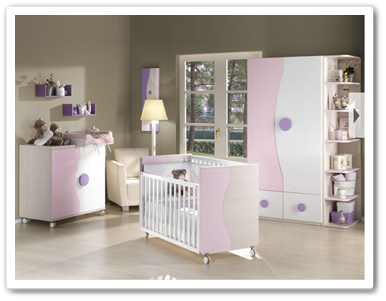Habitación bebé rosa