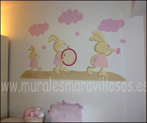 Murales en habitaciones infantiles